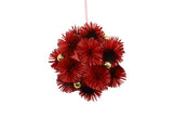 Sphére pom pom pola rouge