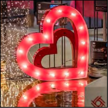 Coeur lumineux 34548