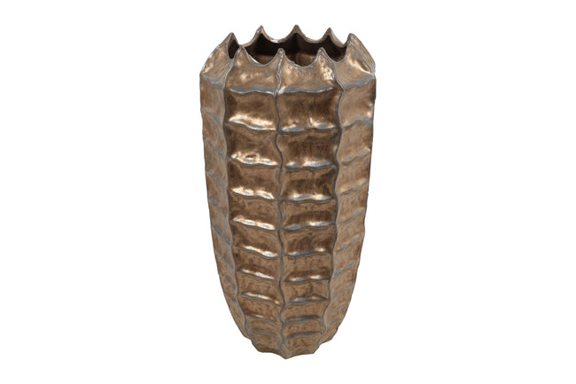 Vase Bronze texturé