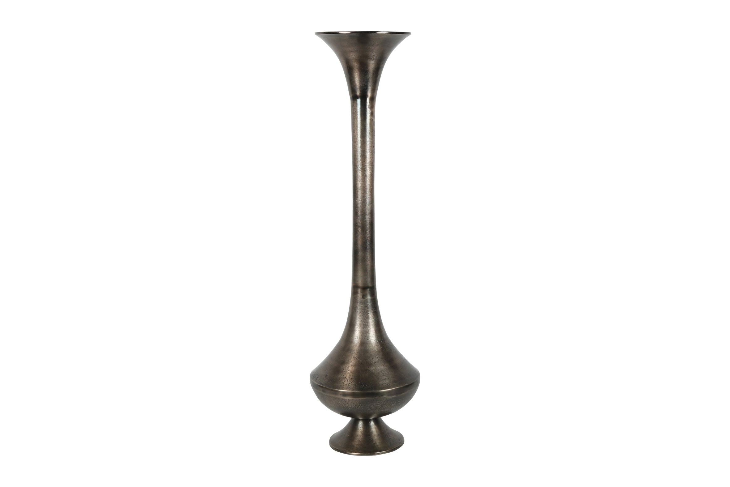 Vase long bronze fin