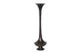 Vase long noir fin