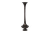 Vase long noir fin